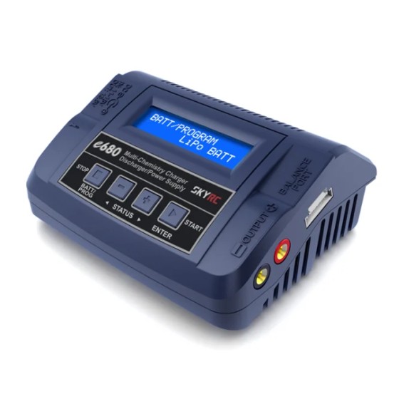 SKYRC Innovation E680 Intelligent Balanced Charger 6S 80W Can Be Used As a Power Supply  for  Racing Drone Part